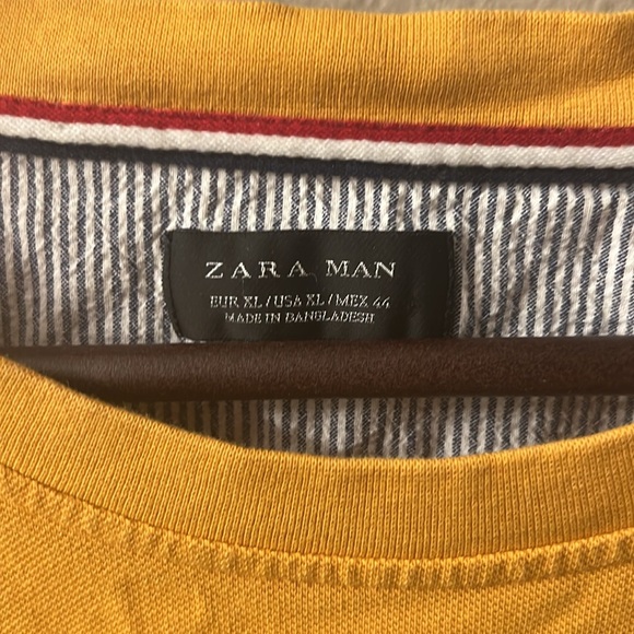 Yellow ZARA Men’s L / XL - Picture 2 of 4